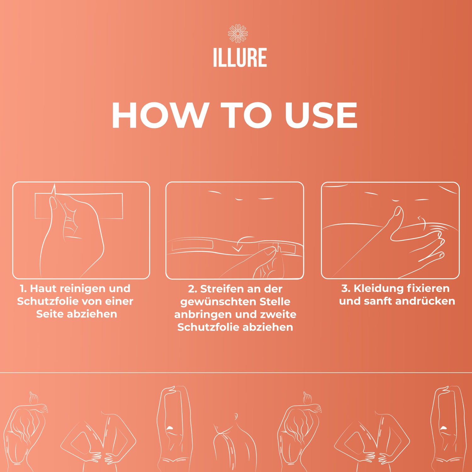 ILLURE® Klebe Bundle - 104 Fashion Tapes + 2 Klebe BH´s + 4er Nippelcover