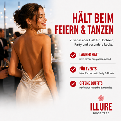 ILLURE® Premium Boob Tape | Bust Tape | Bruststraffungsband