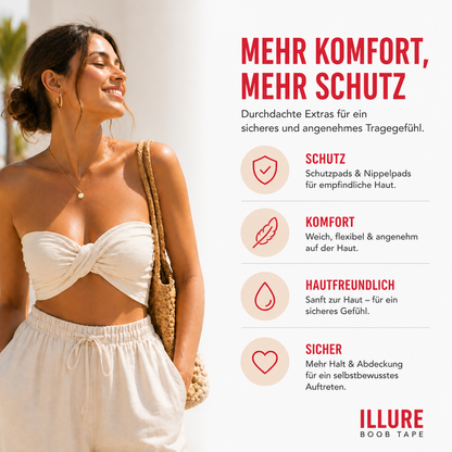 ILLURE® Premium Boob Tape | Bust Tape | Bruststraffungsband