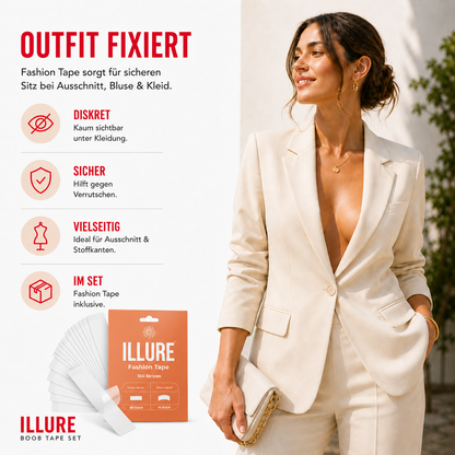 ILLURE® Premium Boob Tape | Bust Tape | Bruststraffungsband