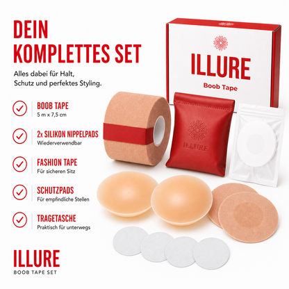 ILLURE® Premium Boob Tape | Bust Tape | Bruststraffungsband