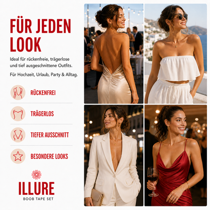 ILLURE® Premium Boob Tape | Bust Tape | Bruststraffungsband