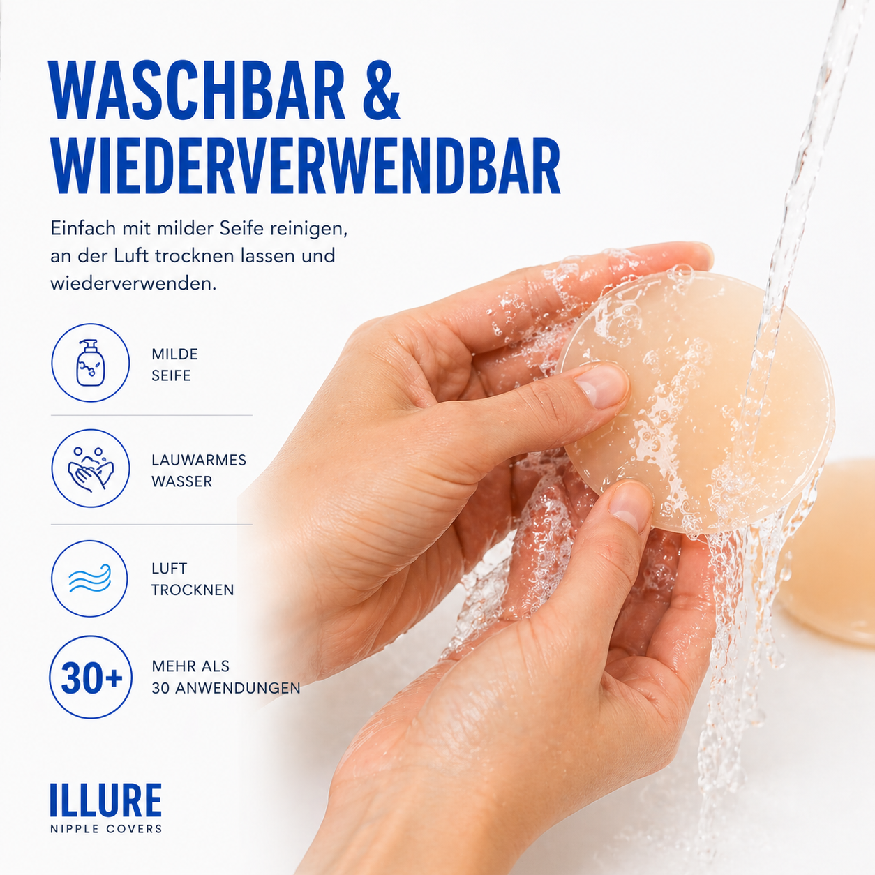 ILLURE® nipple pads 4 pairs