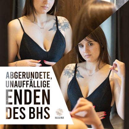 ILLURE® Klebe BH [2 St.] Selbstklebender Push-up inkl. Make-Up Tasche
